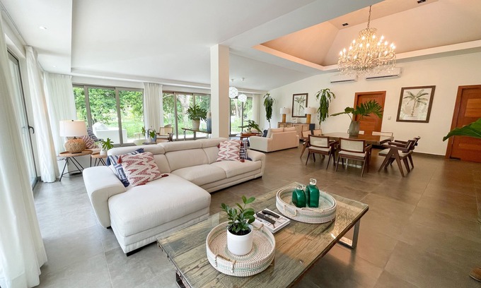 Casa de Campo Villa | !Tropical Villa Steps from the Beach! Golf Cart included from Sept 1 - Oct 31!