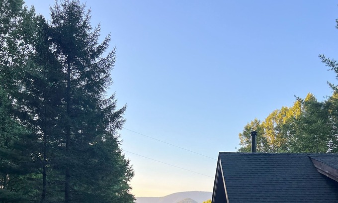 Sugar Grove Cabin | Tucked Inn @ Sugar Grove: Boone Log Cabin w/ views, hot tub, dog friendly
