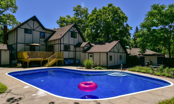 South Haven House | Tudor Home with Private Swimming Pool