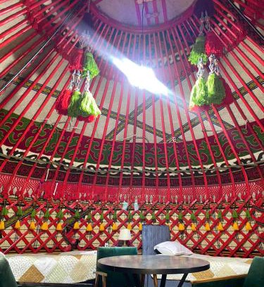 Issyk-Kul Region Bed & Breakfast | Turan Handmade Yurt with Heated Floors