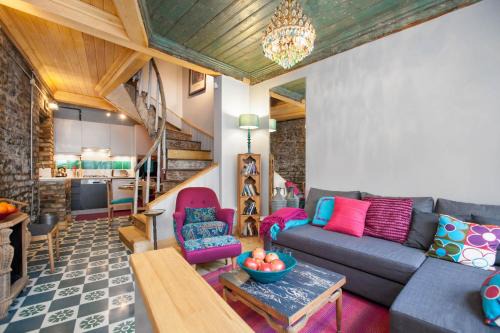 Balat Apartment | Turquoise House Featured in Elle Decor Magazine