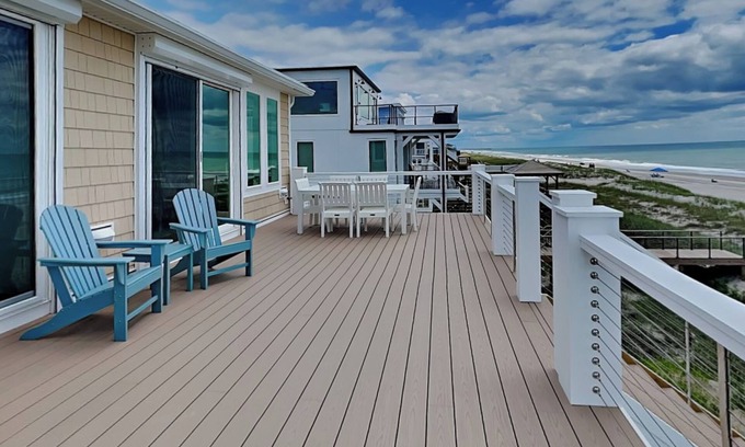 Topsail Beach House | Turtle Paradise | Oceanfront, Beach Access