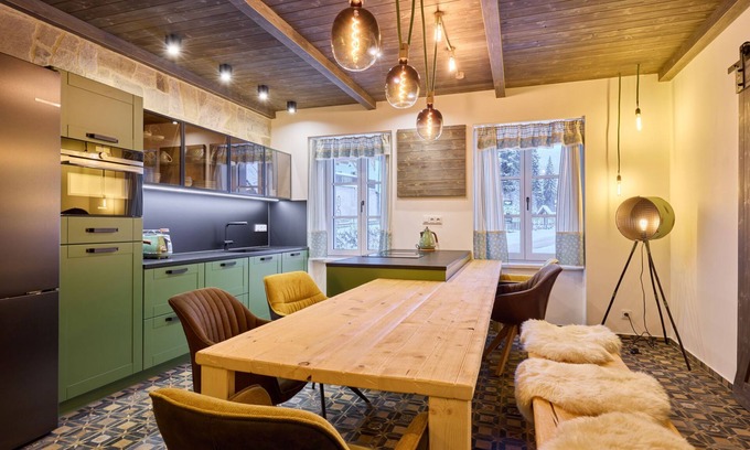 Pec pod Snezkou Apartment | Twilight Grove Stylish Lounge by Interhome