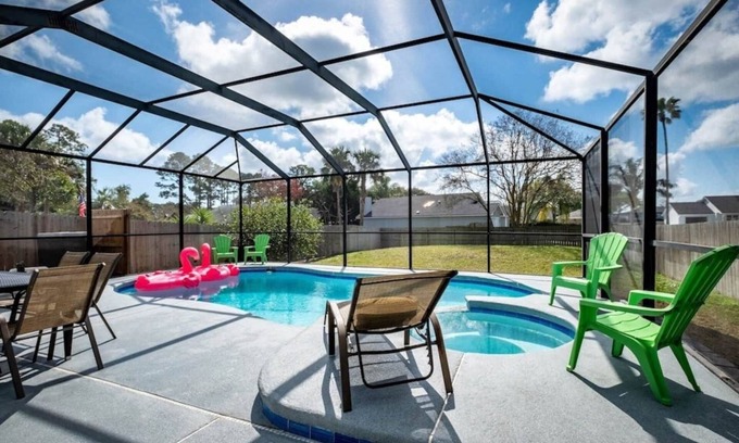 Dolphin's Cove House | Twin Palms Beach House - Salt Pool! Hottub! Game Room!