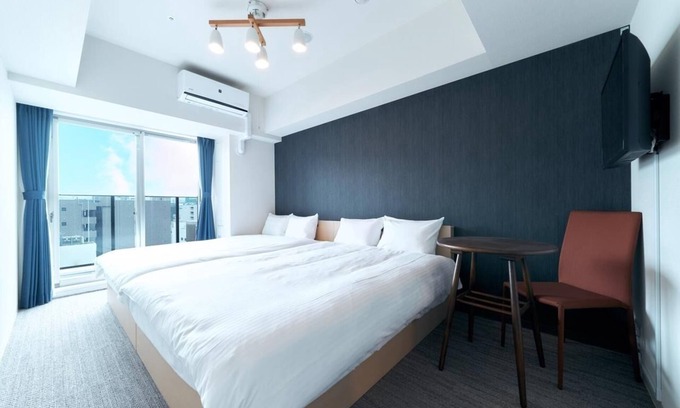 Minamisenba Apartment | Twin Room in Osaka City Center Shinsaibashi/Osaka Ōsaka