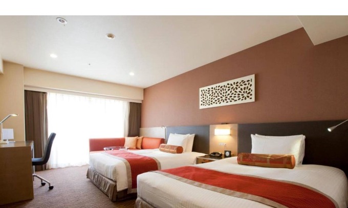 Hatchobori House | Twin room Smoking 27 sqm 140 cm wide bed x 2 | / Chuo-ku Tokyo