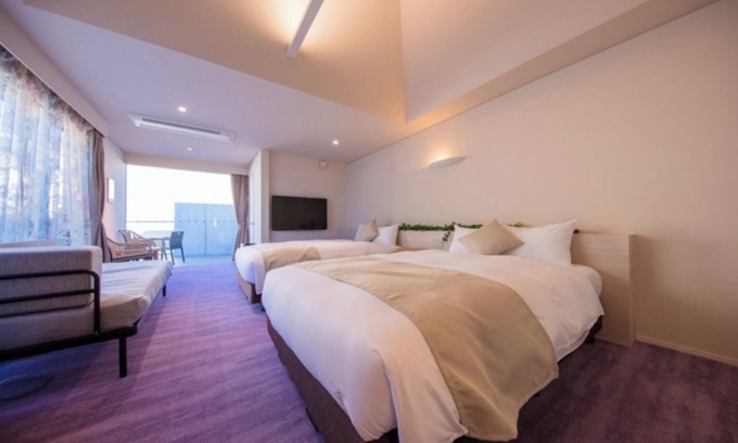 Shirahama Hotel | Twin room with private spa | Uo Berge Plan 2 me/Nishimurogun Wakayama