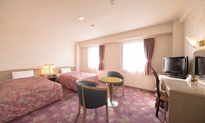 Miyakonojo Hotel | Twin Smoking Room without meals/Miyakonojo Miyazaki