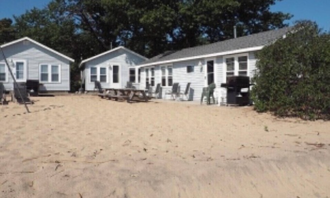 Au Sable Charter Township Resort | Two Bedroom Cabin On The Beach, sleeps 6