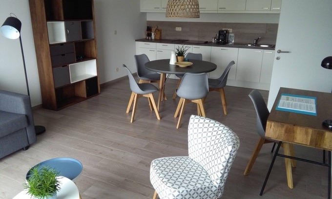 Lochristi Apartment | TWO BEDROOM APPT. TERRACE. HOTEL SERVICE. RESERVED PARKING FREE. 8 KLM FROM GHENT