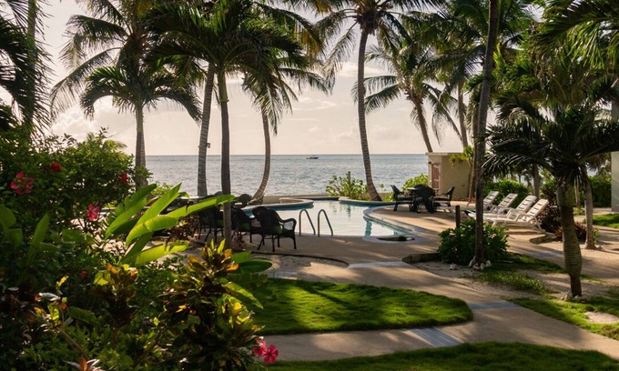 San Pedro Condo | Two Bedroom Ground Floor Ocean View Condo - Gold Standard Approved