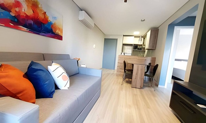 Bigorrilho Apartment | Two-bedroom luxury condominium club Sky with parking space