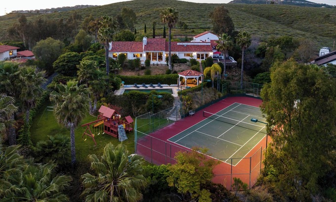 Escondido House | Two Estates w/Pools, Hot Tubs, Game Rooms, Views & Tennis Court Near Wineries
