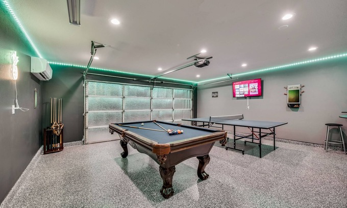 Lewisville House | Two Game Rooms with Hot Tub