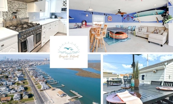 A-Zone House | TWO LIVING SPACES! BAYSIDE & CLOSE TO THE BEACH, GAME ROOM & BAR!