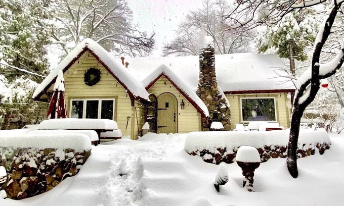 Crestline Cabin | Two mountain cabins included! Walk everywhere downtown and Lake Gregory!