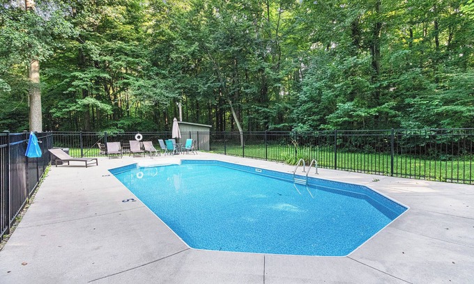 Three Oaks House | Two Oaks Cabin - Enjoy the private pool and close proximity to all of the area