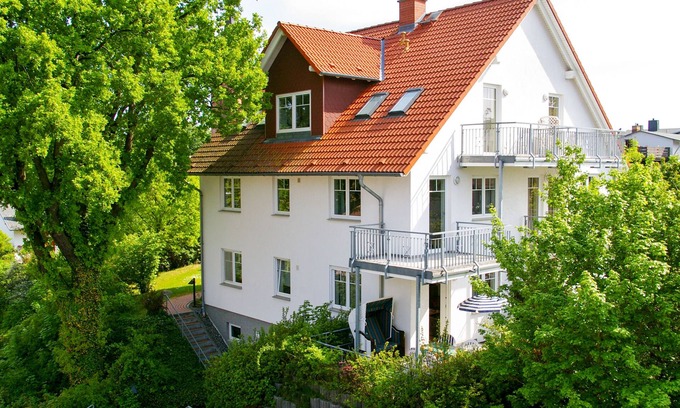 Zinnowitz Apartment | Two-room apartment in a quiet location on the south terrace, close to the center, 800m from the beach, bus and train