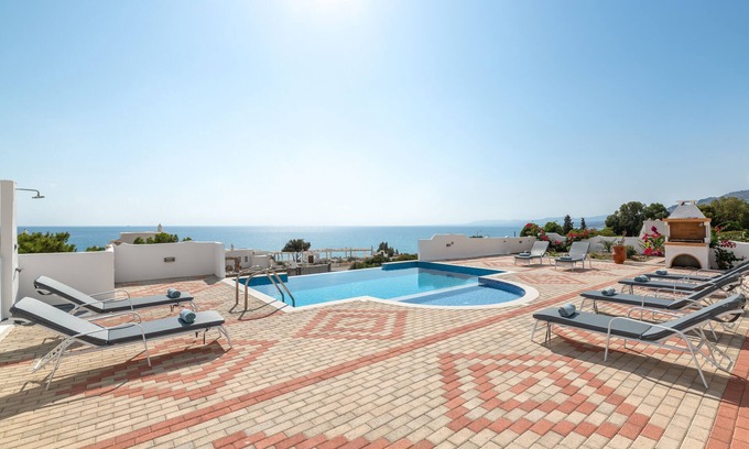 Prassonissi Villa | Two stone built villas each with private pool