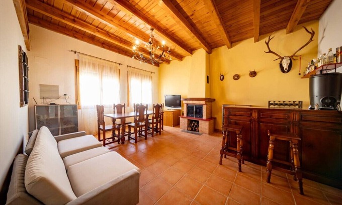 Barca House | Two-Story Rural Home in Soria -with BBQ & GameRoom