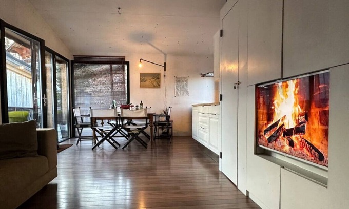 Gsteig Cabin | Two tiny houses that offer scenic tranquility and family fun.