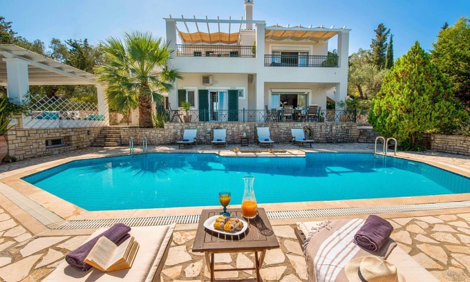 Ieromonachos Villa | Ultimate Luxury Villa: Siorra Elena in Paxos with Private Pool and Amazing views