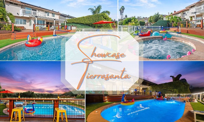 Tierrasanta House | Ultimate Summer Escape: 6BR, Pool, Spa & Views!