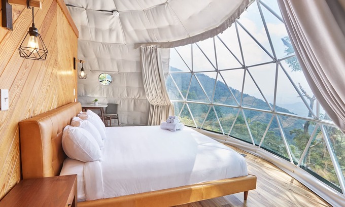 Canton Cabin | Ultra Luxe Dome With Hot Tub and Premium Mountain View