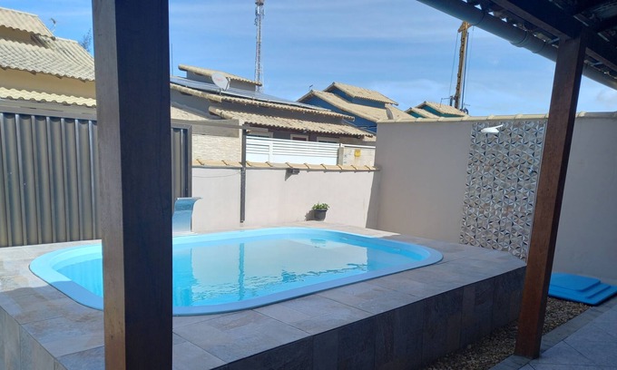 Tamoios House | Unamar Cabo Frio beachfront holiday furnished with pool 2 bedrooms