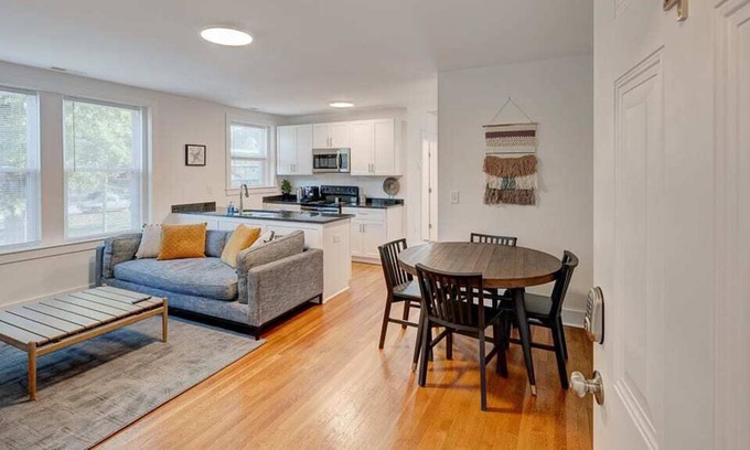 Durham Apartment | Unique 1BR w Parking In Downtown Durham