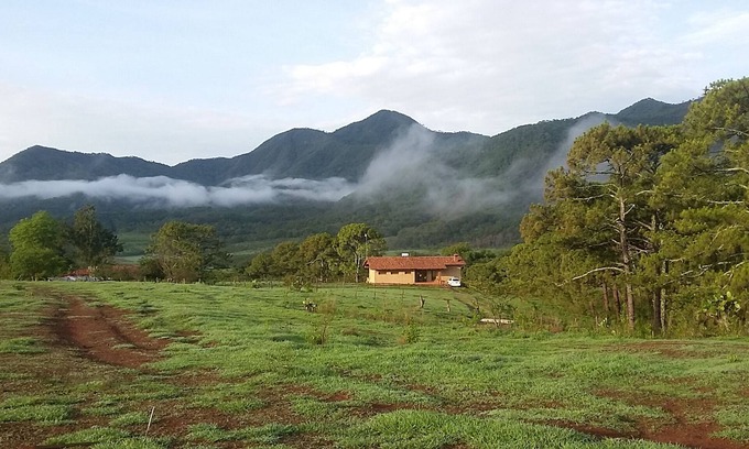 Mascota Cottage | Unique ecological home in the mountains overlooking a lake.