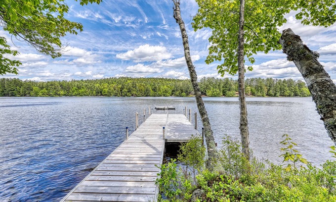 Chestertown House | Unique Lakefront House with Sandy Beach and Dock - Sweeping Views