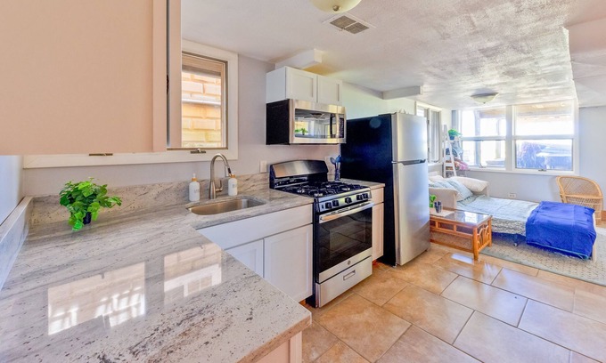 Miller Beach House | Unique lakefront home with amazing views, washer/dryer, deck, & AC