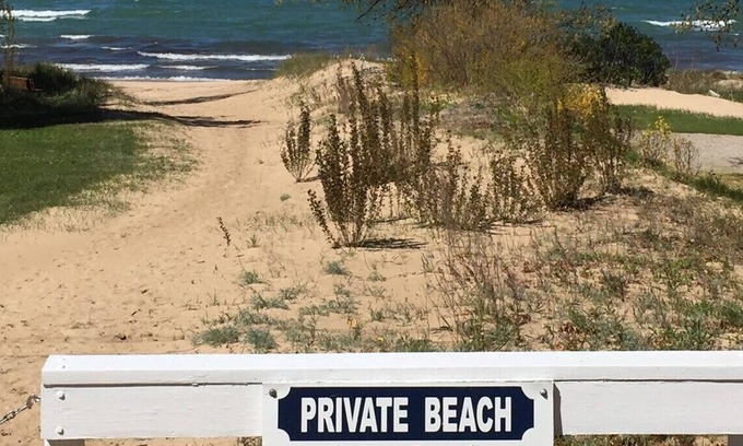 Caseville Cottage | Unique property with main cottage, guest house and private beach access.