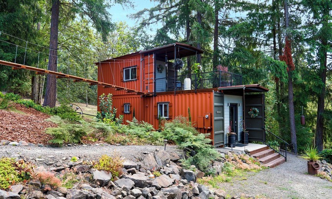 Carrolls Other | Unique Shipping Container Home Farm Stay with Scottish Highland Cows