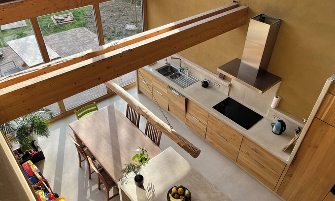 Meldert House | Unique straw bale house on the Kravaal forest - peace and nature near Brussels