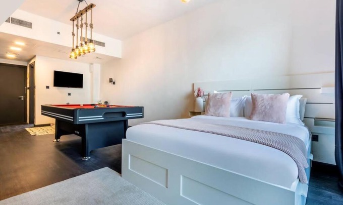 Dubai Production City Apartment | Unique Studio with Jacuzzi