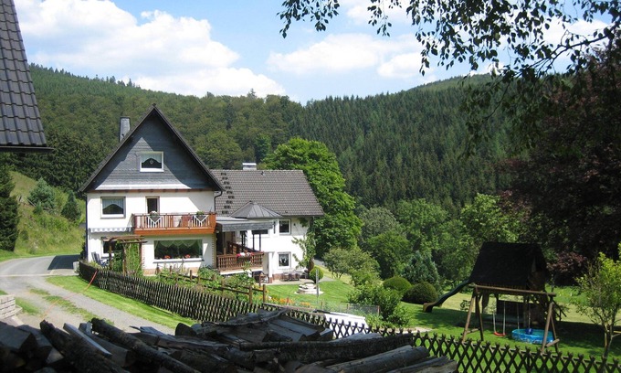 Bad Berleburg Apartment | Unique sunny location for nature lovers with a fantastic view of the countryside