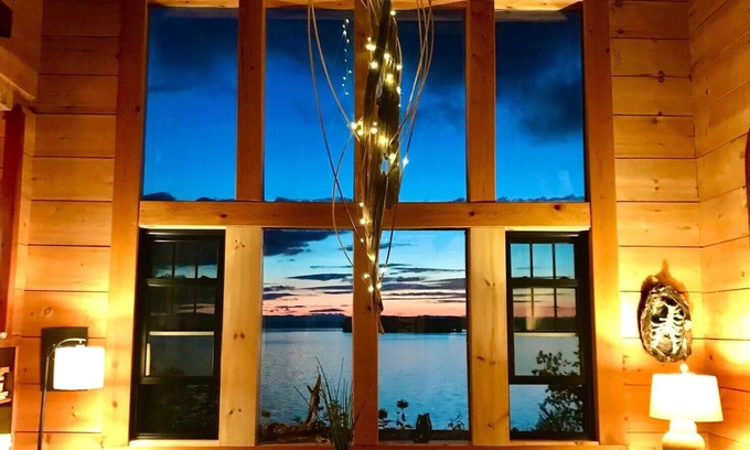 Millinocket House | Unique Waterfront Overlooking Mount Katahdin