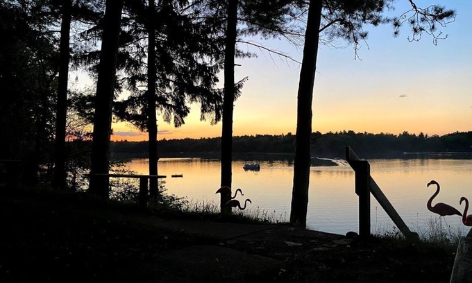 Wild Rose Cabin | Unique Waterfront Property-Modern Amenities Plus Lots of Vintage Charm
