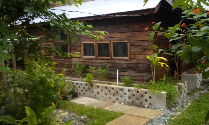 Bayawan City House | Unique wooden duplex near the sea.