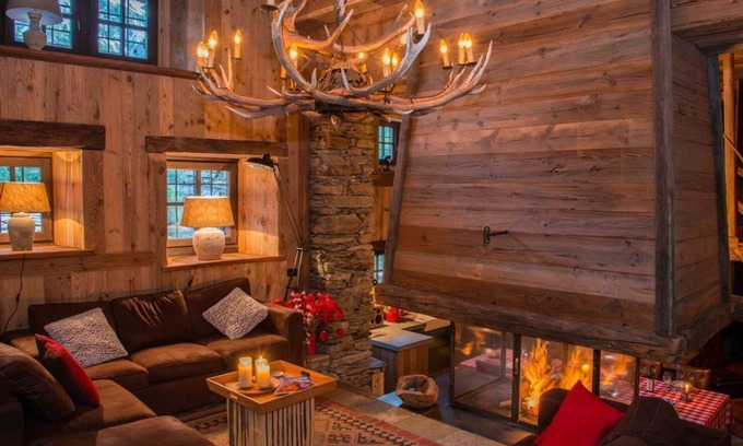 Champoluc Ski Chalet | Uniquely Located Old Stone And Wood House In Antique Mountain Village At 2083 M
