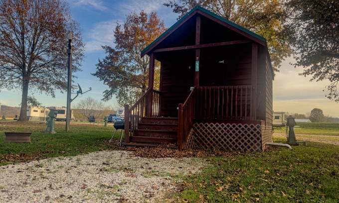 Rising Sun Cabin | Unplug & Reconnect: Riverside Camping, Kid-Friendly Fun & Modern Amenities