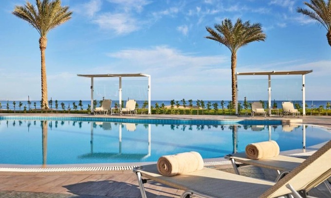 El Quseir Hotel | Unwind in Style with Pools, Spa, Yoga, Waterpark Access & Dining Options