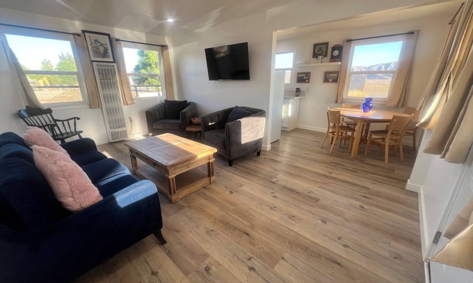 New Cuyama Apartment | Updated 1BR w/Kitchen, Fast WiFi + Highway Access Near Carrizo Plain