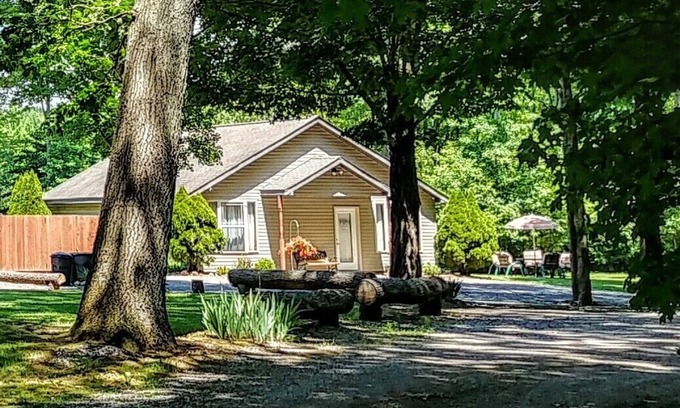 Whittaker House | UPDATED 2024 Furnished Guest House near Ann Arbor with beautiful views of pond.