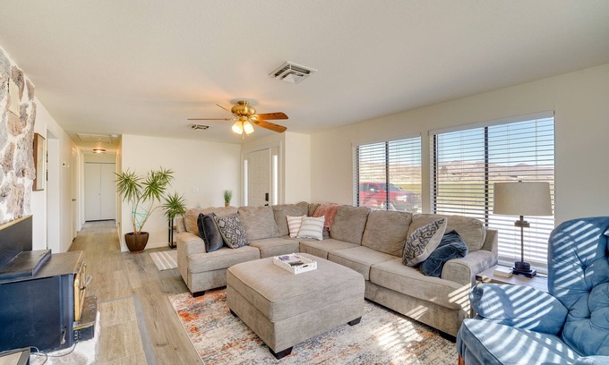 Lincoln County House | Updated Hiko Vacation Rental w/Wilderness Views!