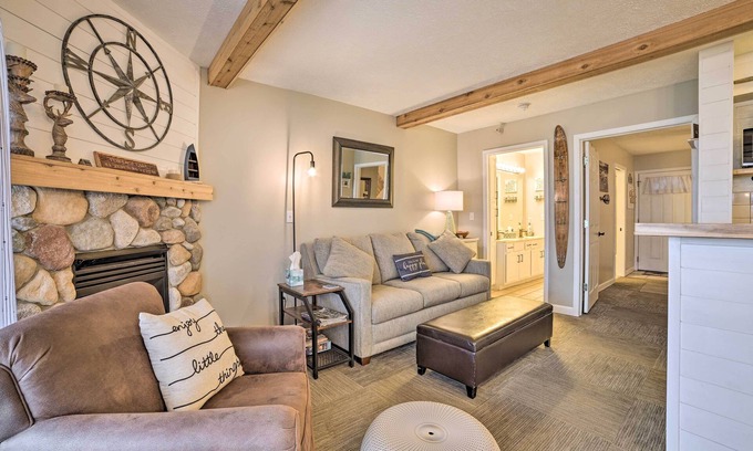 Onekama Condo | Updated Onekama Resort Condo on Portage Lake!