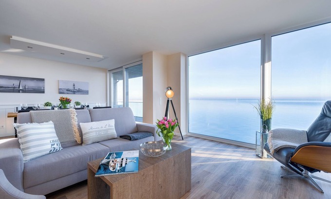 Kappeln Apartment | Upper Deck: Baltic Sea vacation apartment near the beach with sea view - even in the sauna!