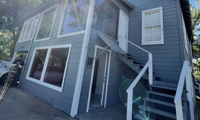 Bay Front To La Porte House | Upper Story Bay House! Relax and enjoy Sunrises and walk to Sylvan Beach!